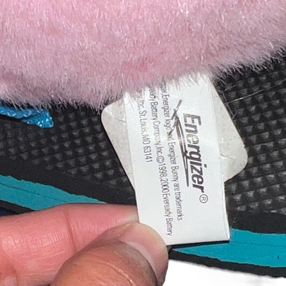 Vintage 1998 2000 Promotional Large 20" Plush Energizer Bunny in Flip Flops - Picture 14 of 15